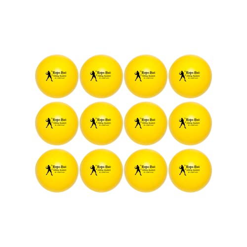 ROPE BAT SMUSHBALLS 야구 및 소프트볼 경량 소프트 폼 훈련용 공 실내 및 실외 및 어디에서나 타격 연습