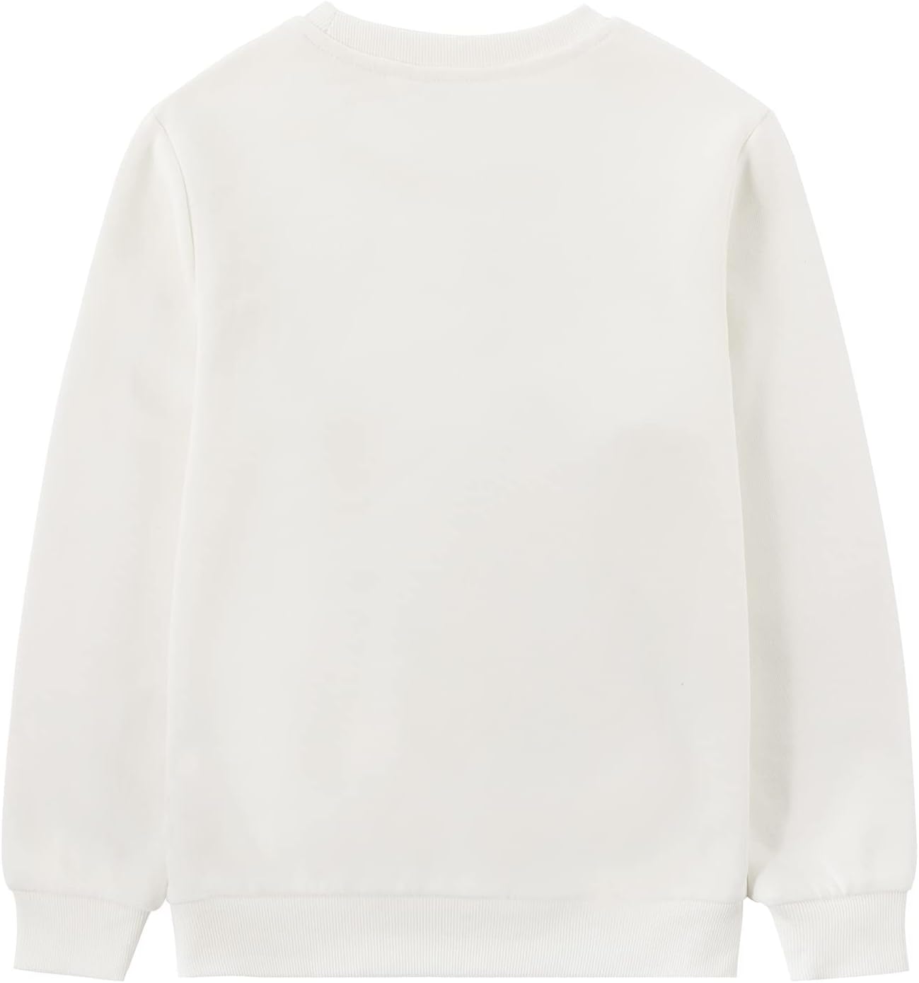 Kid Nation Kids Slouchy Soft Brushed Fleece Casual Basic Crewneck Sweatshirt for Boys or Girls 4-12 Years - Image 2