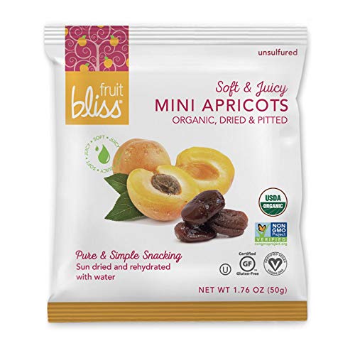 Fruit Bliss - Fruit Bliss Organic Turkish Mini Apricots, 1.76 Ounce (Pack of 12)