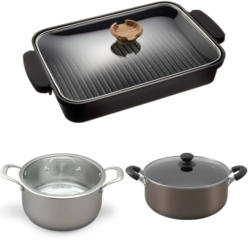 yZbgzACXI[} tCp Op IH I[uΉ ChTCY 2.9L 37.2×22.3×6cm SKL-G +  24cm KX/IHΉ HΉ ȒP XeX/Vo[ SP-P24 +  28