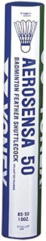 YONEX Aerosensa AS 50 Feather Badminton Shuttlecock (1 Dozen)