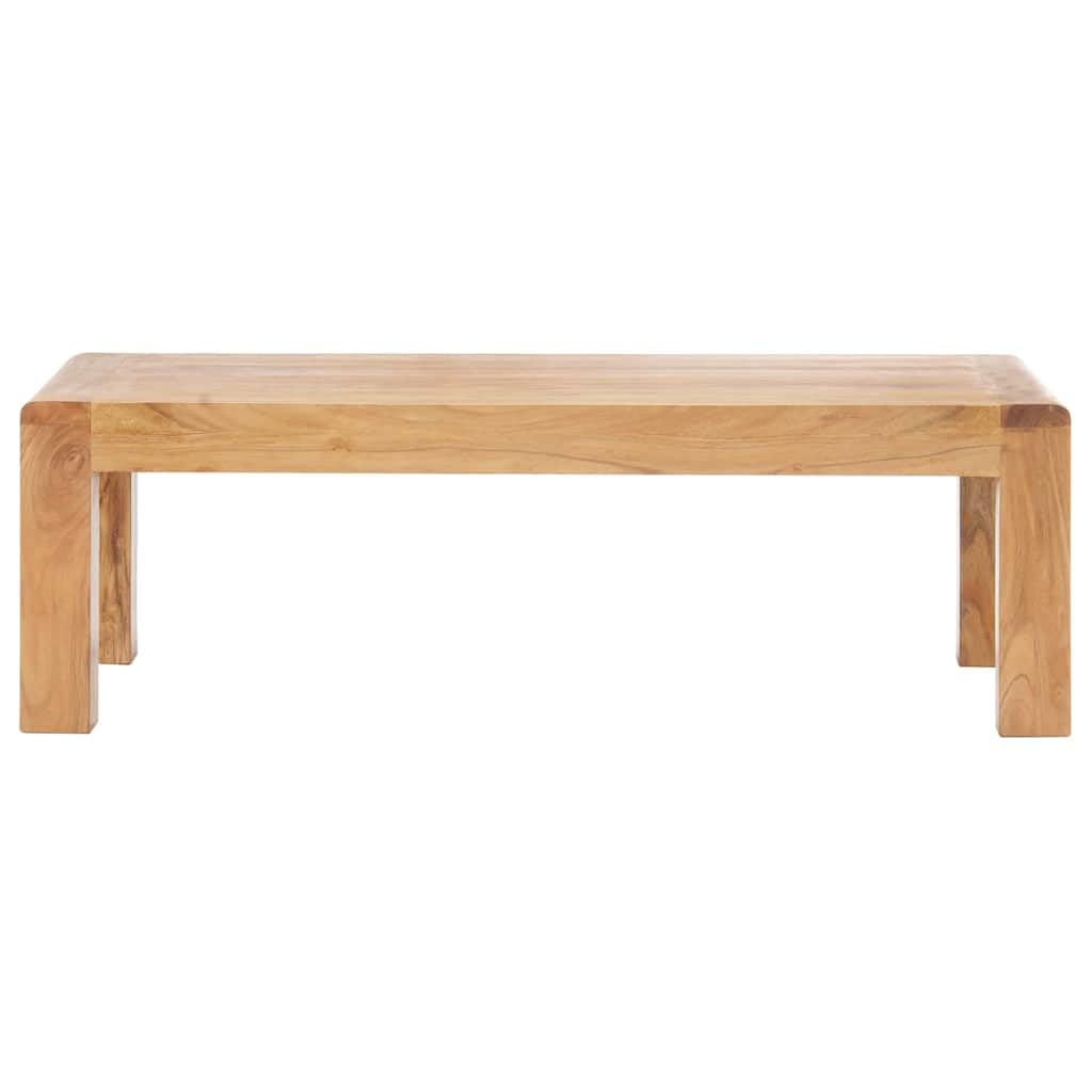 Tavolino da salotto, 110 x 60 x 35 cm, in legno massiccio di acacia, finitura miele | Tavolino rustico per il vostro soggiorno in vero legno con esclusiva vernice color miele.