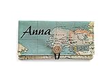  Pitillera tabaco de liar Personalizada, Funda tabaco Mapamundi customizada, tabaquera artesanal