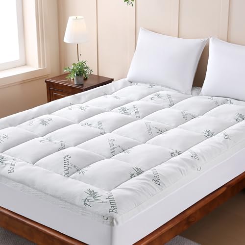 Memory Foam Mattress Topper Queen, Cooling Pillow Top