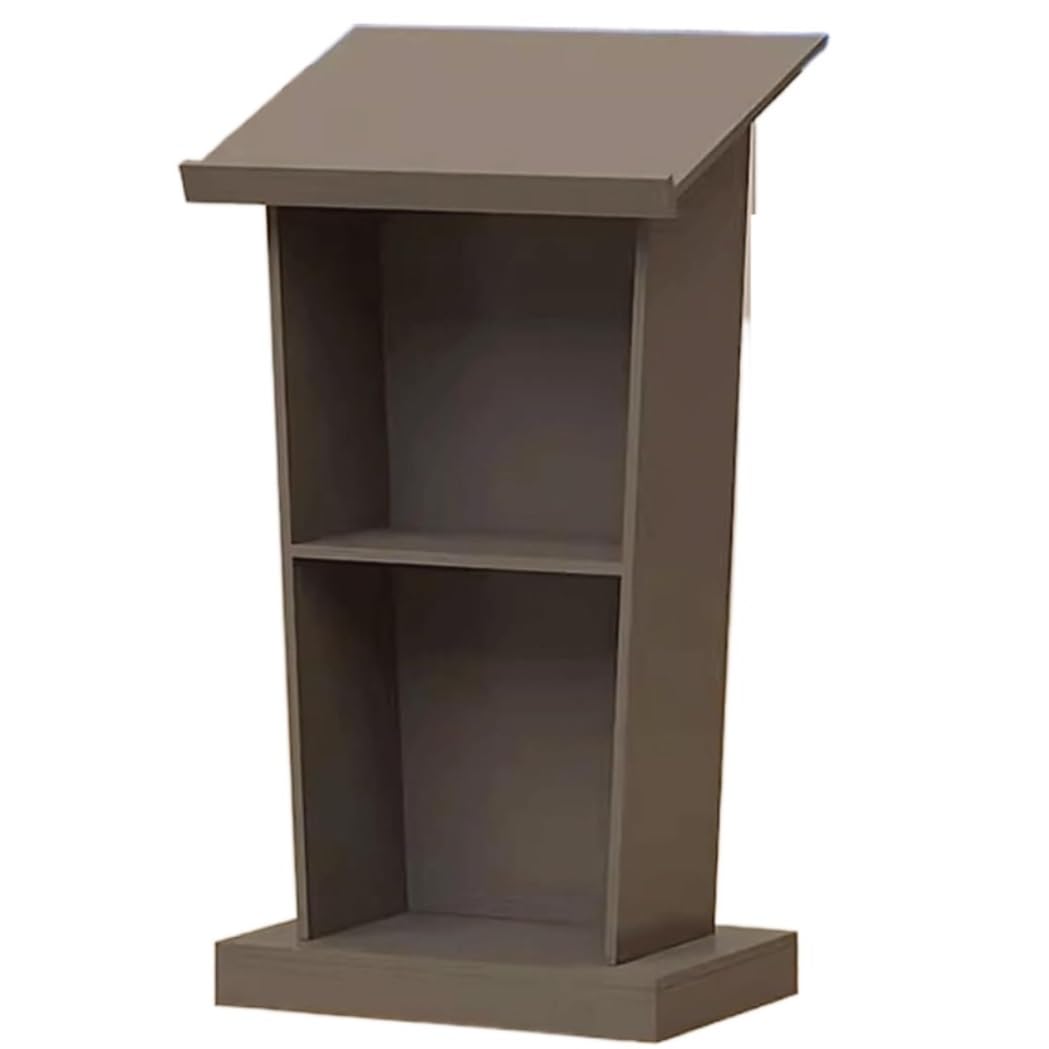 TOTIKI Lectern Podium Stand Lecterns Church Pulpits With Storage Rack For Office Teacher's Portable Stand