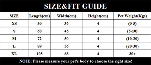 MISSMAO Hundebett Hundekissen Matte Schlafplatz für Hund Katzen Haustier Grün XS