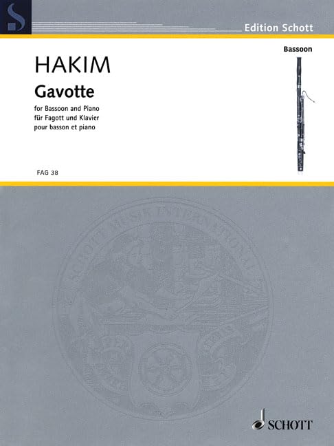 Gavotte: Bassoon and Piano