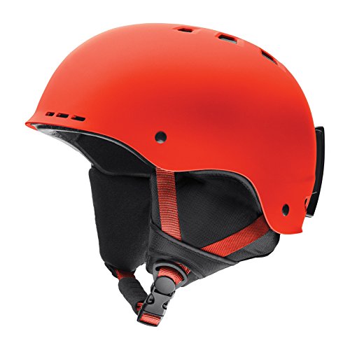 Smith Optics Holt Adult Ski Snowmobile Helmet - Matte Sriracha/Medium