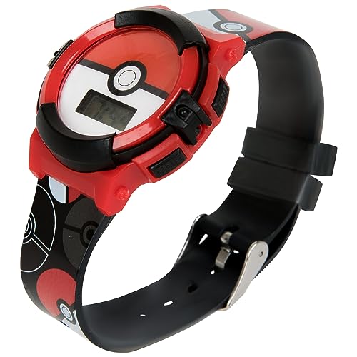 Pokemon Pokeball LCD Watch with Corded Survival Band2