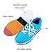 VEACAM Mens Bowling Shoes Lightweight Bowl Trainers Fashion Bowling Fitness Shoes Comfortable Walking Sport Shoes,Blue,6