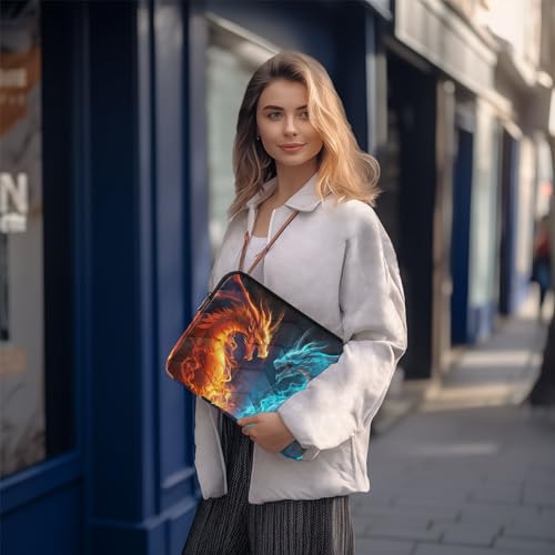 Funda para portátil de 13-14 pulgadas Fire and Ice Dragon miniatura 7