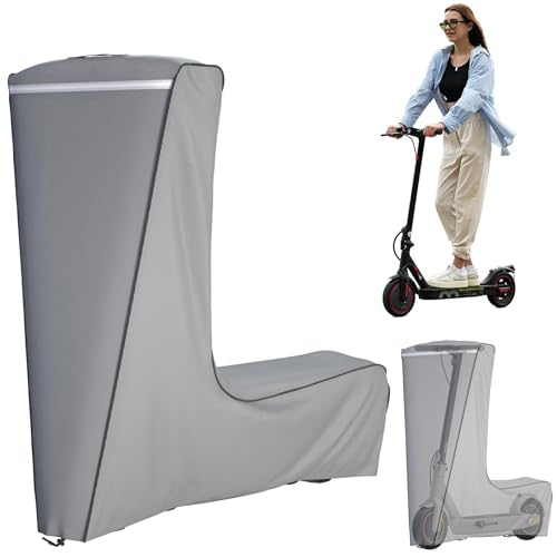 Electric Scooter Cover,1680D Heavy Duty Waterproof and Dustproof Oxford Cloth, UV Resistant & Anti-Scratch, Includes Storage Pouch,A Better Fitting Electric Scooter Cover (54x8x52)