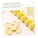 Veemoon 20pcs Mushroom Hole Binder Mushroom Binding Rings Notebook Making Loose Leaf Discs Loose Leaf Ring Discs Book Binding Supplies Expansion Discs Round Binder Disc Golden