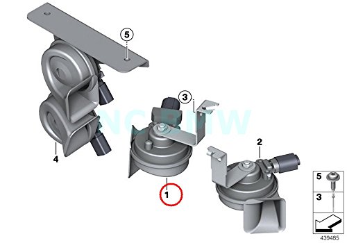 BMW Genuine Electronic Low-Frequency Air Horn
