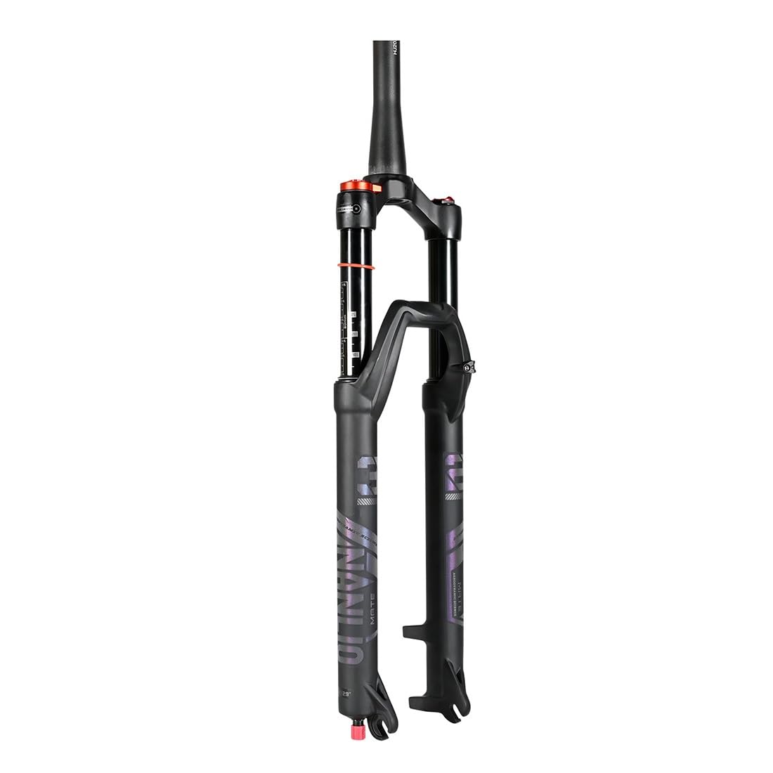 Mountain Bike Suspension Forks 26/27.5/29inch,Air Front Forks 1-1/8" Tapered Disc Brake QR 9x100mm,Bicycle Fork 140mm Travel,Rebound Adjustment,Manual/Remote Lockout,for MTB Road(Manual,26inch)