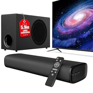 Upgraded Sound Bar for TV with 5.9i...
