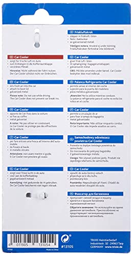 TRIXIE Auto Heckklappenhalterung Car Cooler, zum Einhängen in die Kofferraumklappe, 10 cm - 13105
