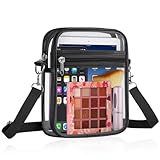 Aucuu Clear Crossbody Bag, Stadium Approved Clear Purse Bag With Adjustable Shoulder Strap, Transparent Shoulder Bag for Concerts Sports Events Festival（Large） - Image 9