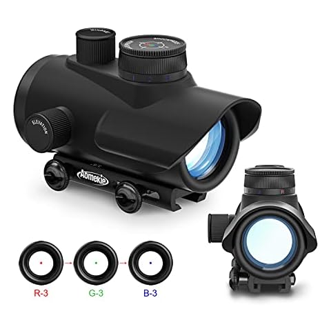AOMEKIE Airsoft Red Dot Sight 1 X 30 Tactical Holographic Rifle Scope Hunting Cover