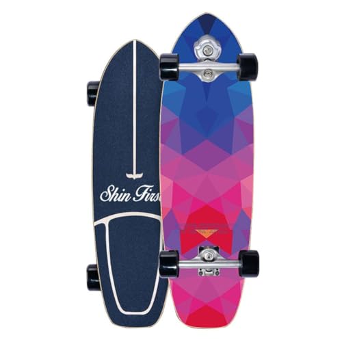 Skateboard SurfskatevXP[g{[h32C`hN[U[lpS҃T[t{[hLAND CARVERSȃXP[g{[hqւ̃v[gł (rhomboid)