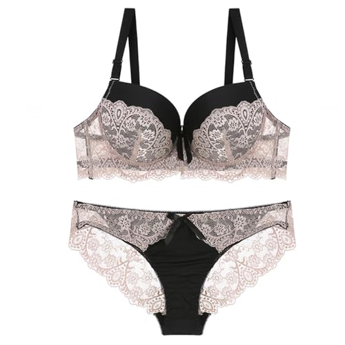 Image of secret lives Polyester Lace Women Bridal Underwire Padded Hipster Lingerie Set