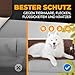 SympaTierisch wasserdichte Hundedecke - Robuste Hundematte als Schutz für Sofa & Bett - rutschfeste Hundedecke auch für große Hunde geeignet - in der Waschmaschine waschbar - 205 x 130 cm - braun