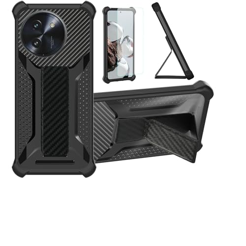 Coque Doogee Note 59 Pro anti-chute avec verre trempé écran noir