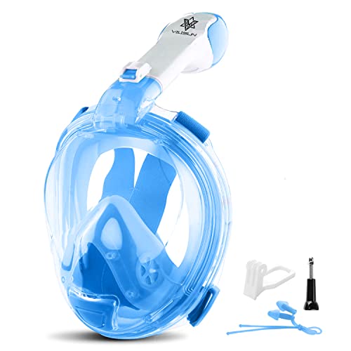 VILISUN Schnorchelmaske Erwachsene inkl. Tragetasche - CO2...