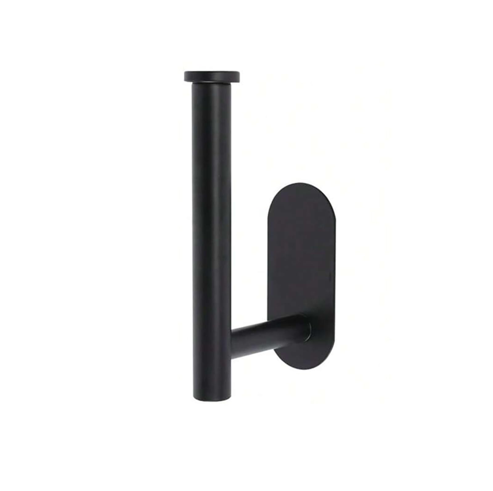 GOXQIT 2 Pcs Adhesive Curtain Holdbacks Tie Backs No Drill Pull Hooks Holder For Home(Black)