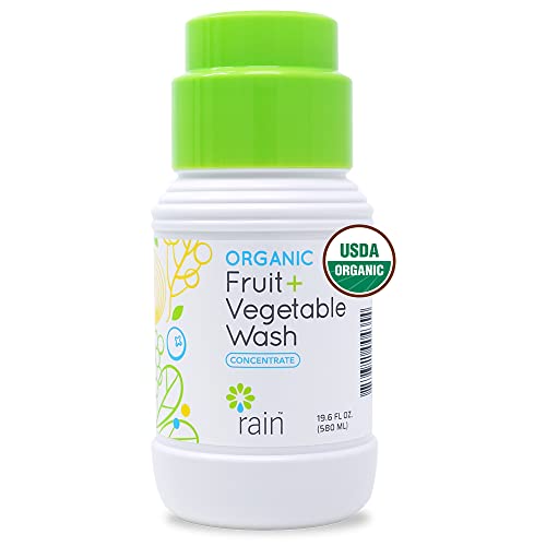 Rain-Organic-Fruit-and-Vegetable-Wash-All-Natural-Veggie-Produce-Cleaner-for-Safe-Clean-Eating-Baby-Essential-Eco-Friendly-Concentrated-Strength-for-Gallons-of-Soak-or-Spray