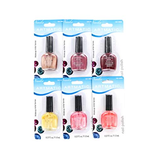ARTMATIC PRO SALON NAIL POLISH 0.37 OZ ARTMATIC/PRO SALON NAIL POLISH 72 PCS ASSORTED COLORS 0.37 OZ (11 ML) INDIVIDUALLY CARDED