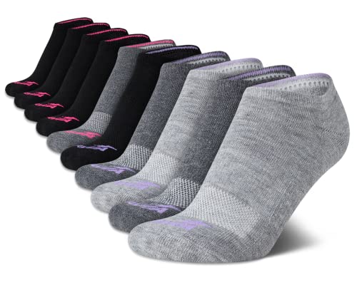 Image of Avia Womens Low Cut Socks - 6 /10 Pack Performance Stretch Cushioned Moisture Wicking Athletic No Show Socks for Women (4-12)