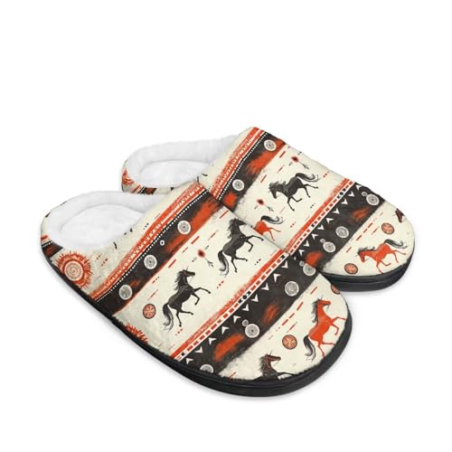 Binienty Womens Fuzzy Slippers Slip on Home Bedroom Shoes Slipper for Indoor Outdoor Travel