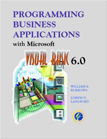 Programming Business Applications with Microsoft Visual Basic 6.0 ...