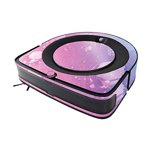 Image of MightySkins Glossy Glitter Skin Compatible with iRobot Roomba s9 Vacuum - Pink Diamond | High-Gloss Glitter Finish | Easy to Apply and Change Styles | Made in The USA