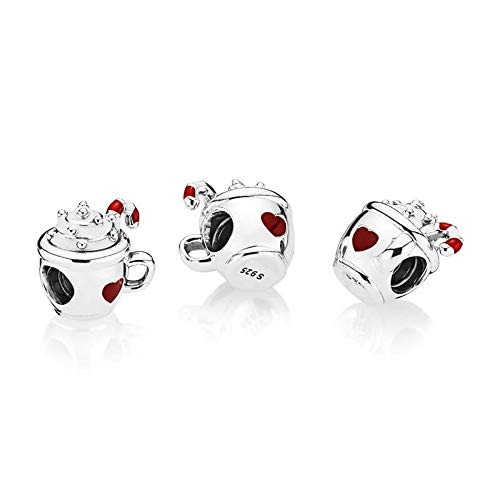 Hot Chocolate Cup Charm fits Pandora Moments Bracelets Cream Topping Birthday Christmas2