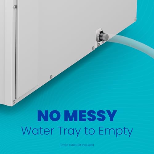 Image of AprilAire E130 Pro 130-Pint Whole-House Dehumidifier with Model 76 Control, Automatic On /Off, White