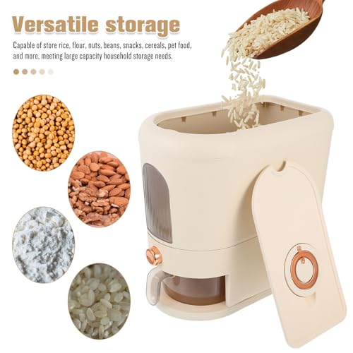 Récipient de riz hermétique haut de gamme avec cuillère de précision pour cuisine moderne - 4