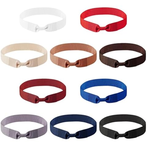 BENECREAT 10 Colour Fedora Hat Bands Cover
