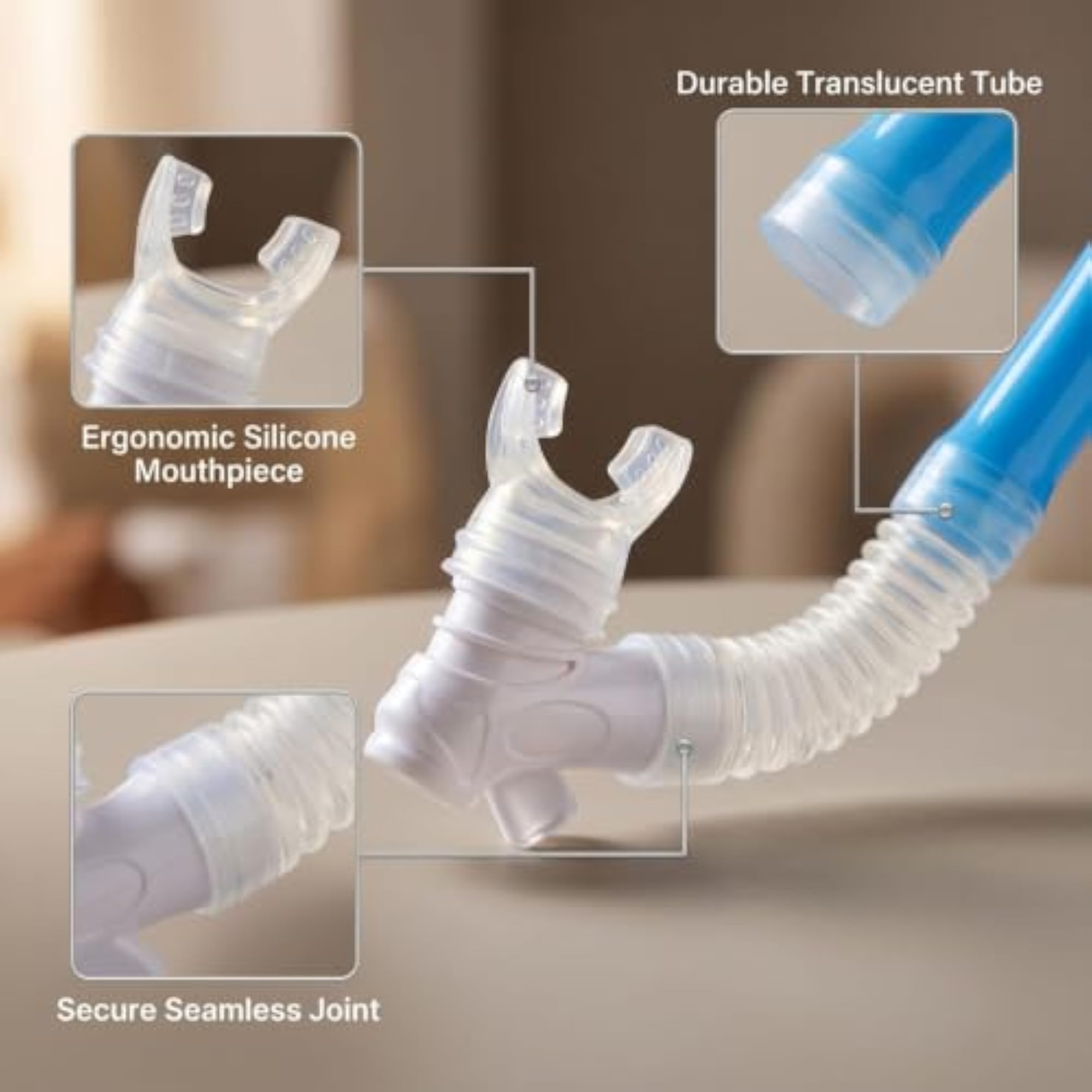 Flexible Kids Snorkel, Ergonomic Design