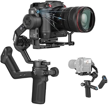 FeiyuTech SCORP 3 Camera Gimbal Stabilizer for DSLR Mirrorless, AI Tracking