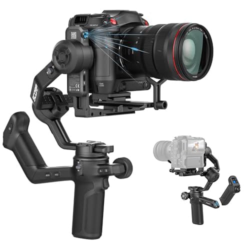 Stabilisateur de cardan Feiyutech SCORP 3 avec suivi AI 4.0 et charge utile 3,5 kg
