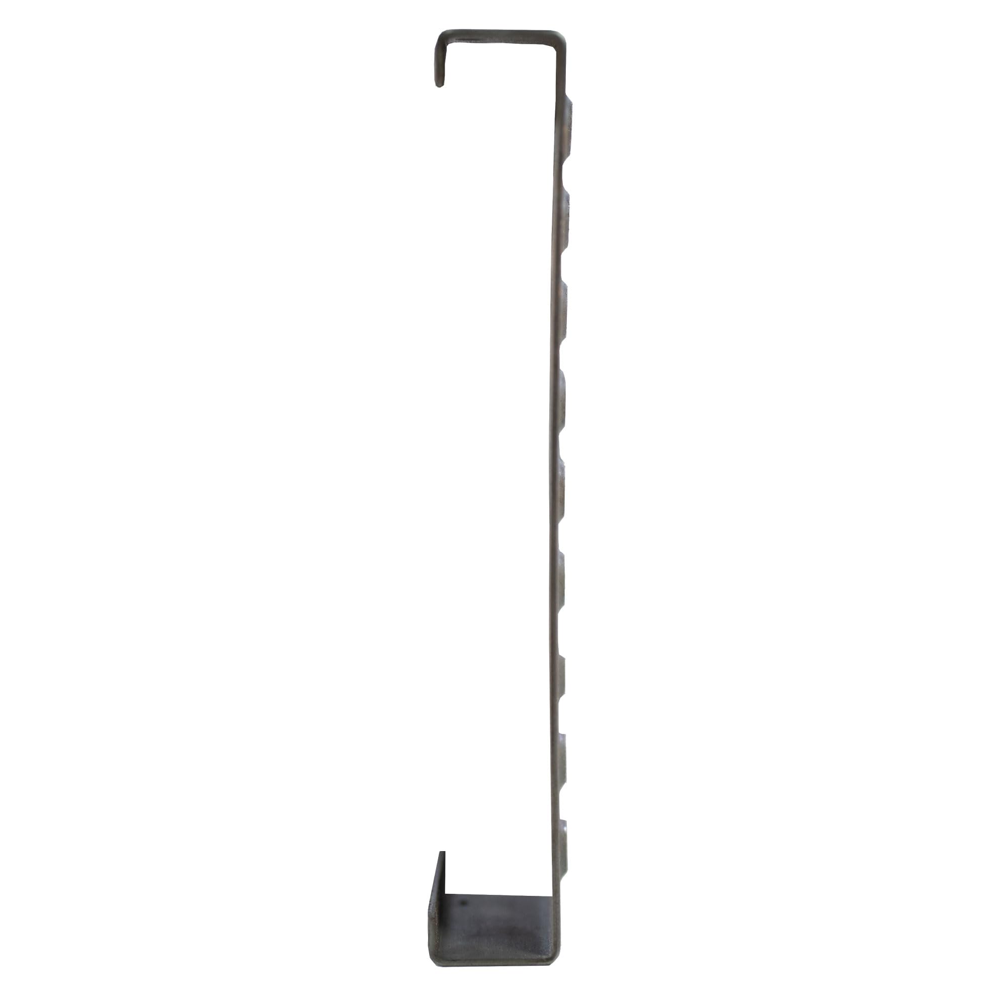 Acero Panel Peldaño Metálico Recto Perforado Abocardado con Relieve Antideslizante 1000x250mm Diámetro agujero 15mm - Alta resistencia y buena soldabilidad - Acero Negro - Hierro En Crudo
