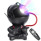 MUAOSKY Galaxy Projector Multiple Nebula Modes, Star Projector Galaxy Light with Remote Control, Galaxy Light Projector for Bedroom, Astronaut Projector for Kids, Ceiling, Room Decor,Black