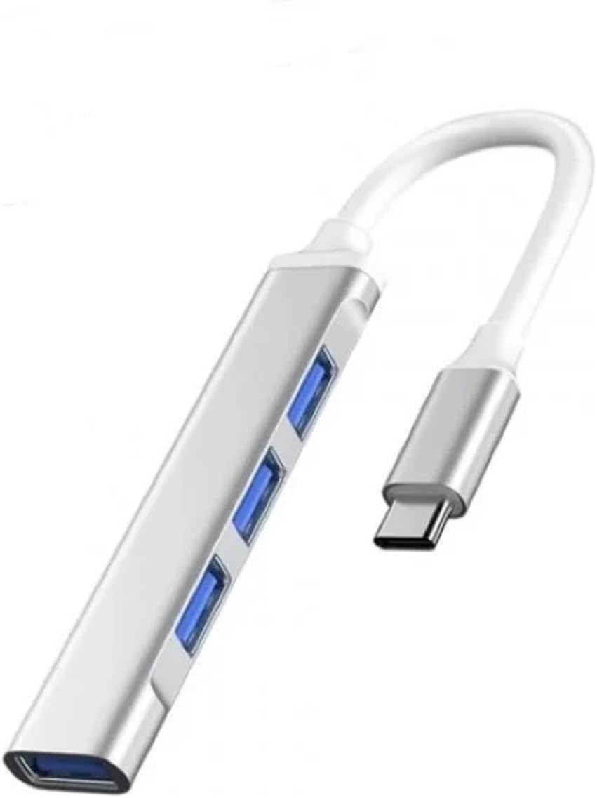 Lunatic 3453 Type-C 3.1 To USB Hub 4 Port Metal Usb Çoğaltıcı Macbook Uyumlu usb 3.0 Hub Otg Usb Adaptör Çoklayıcı