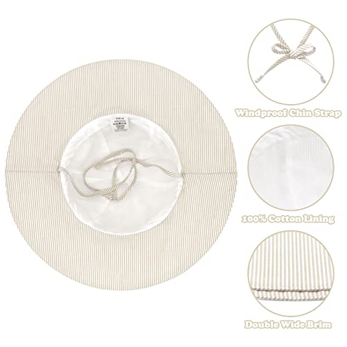 Infant Sun Hat Baby Girl Sun Hat Toddler Hats for Boys Girls Baby Boy Hats Wide Brim Baby Beach Hat UPF 50+ Cotton2