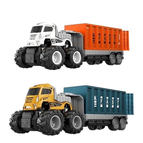 Image of Logistic Transport Truck 1:43 Metal Toys Alloy Diecast Truck Set Toy, Diecast Miniature Car Model Best Birthday Gift for Kids[Multicolor = Sent Any 1 Truck]
