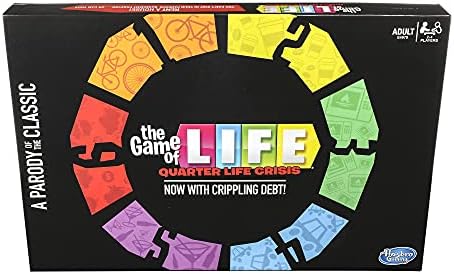 Hasbro Gaming The Game of Life: Quarter Life Crisis Board Game Parody Adult Party Game