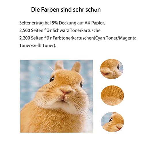 5 toner compatibili con Brother TN241 TN245 per