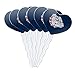 GRAPHICS & MORE Gonzaga University Bulldogs Logo Heart Love Cupcake Picks Toppers Decoration Set of 6